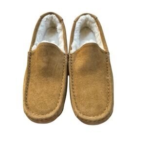 Koolaburra By Ugg Suede Fleece Lined Moccasins Mens Size 9 Slip On‎ Slippers!